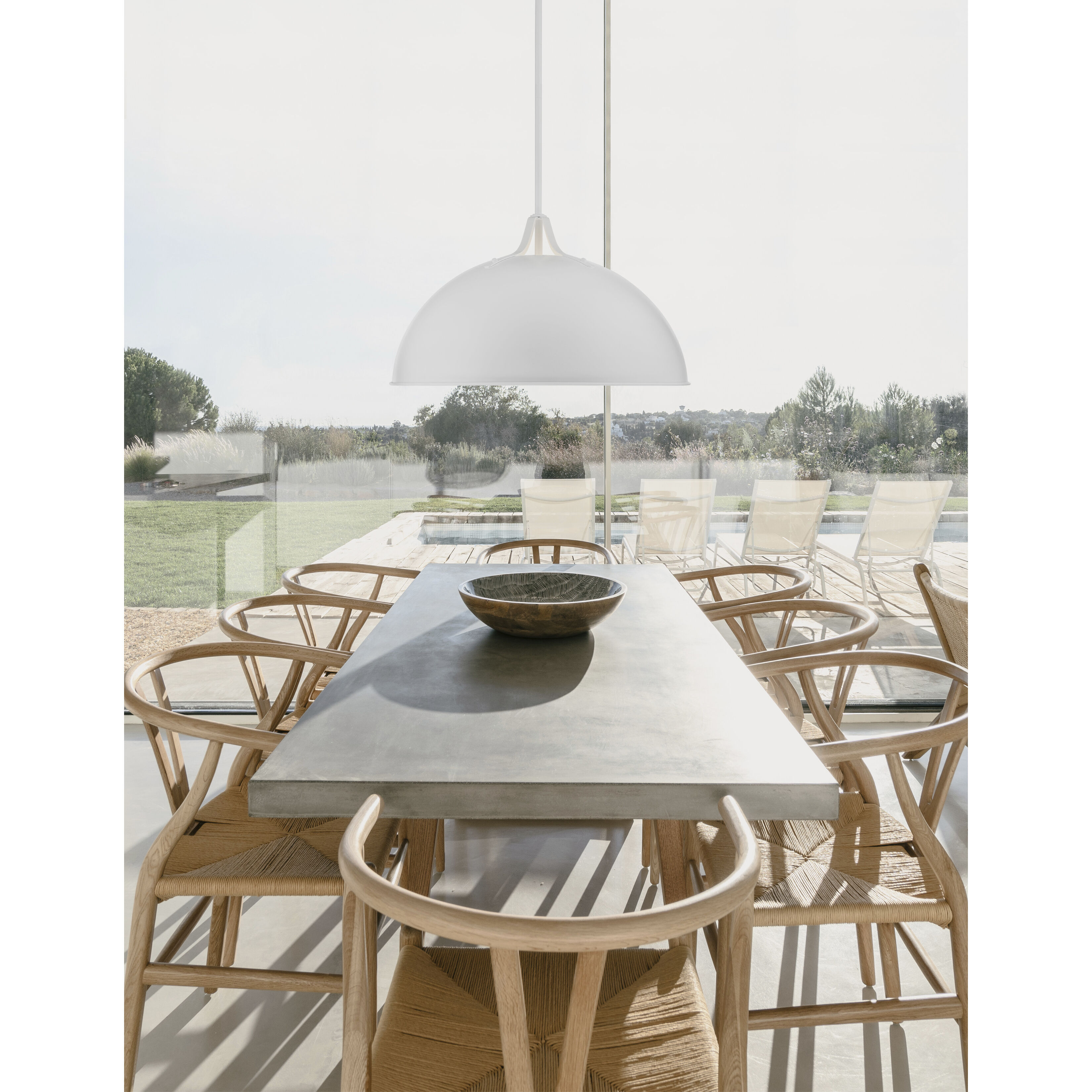 Soto Pendant Ceiling Light in White