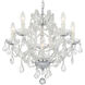 Maria Theresa 6 Light 20 inch Polished Chrome Chandelier Ceiling Light in Clear Hand Cut
