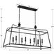Sylvan 8 Light 42 inch Black Forged Chandelier Ceiling Light