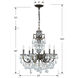 Legacy 6 Light 23 inch English Bronze Chandelier Ceiling Light in Clear Italian