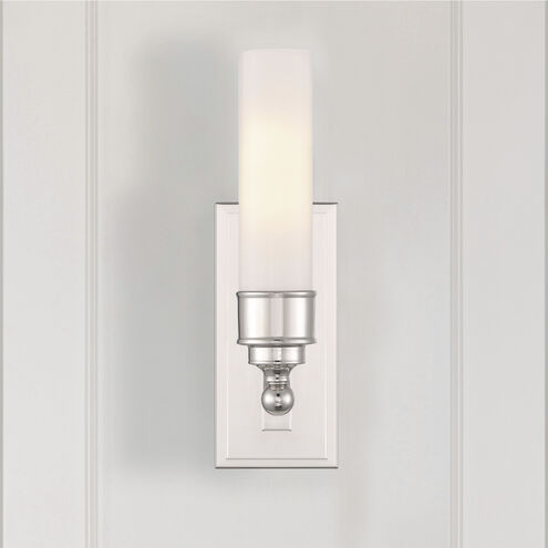 Wilcox 1 Light 5 inch Polished Nickel Bath Wall Sconce Wall Light