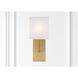Brent 1 Light 6.5 inch Vibrant Gold ADA Sconce Wall Light