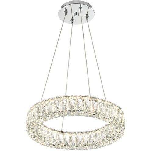 Kinsley 1 Light 18 inch Polished Chrome Chandelier Ceiling Light