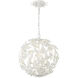 Marselle 4 Light 16.5 inch Matte White Mini Chandelier Ceiling Light