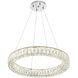 Kinsley 1 Light 24 inch Polished Chrome Chandelier Ceiling Light