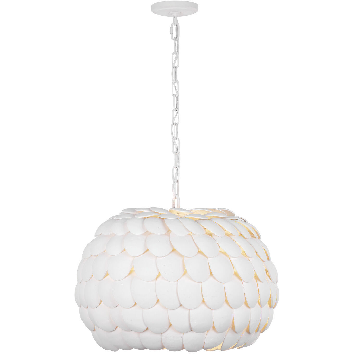 Talia 5 Light 20.5 inch Matte White Chandelier Ceiling Light