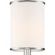 Hatfield Bath Sconce Wall Light in Polished Nickel