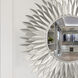 Broche 24 X 24 inch Antique Silver Mirror