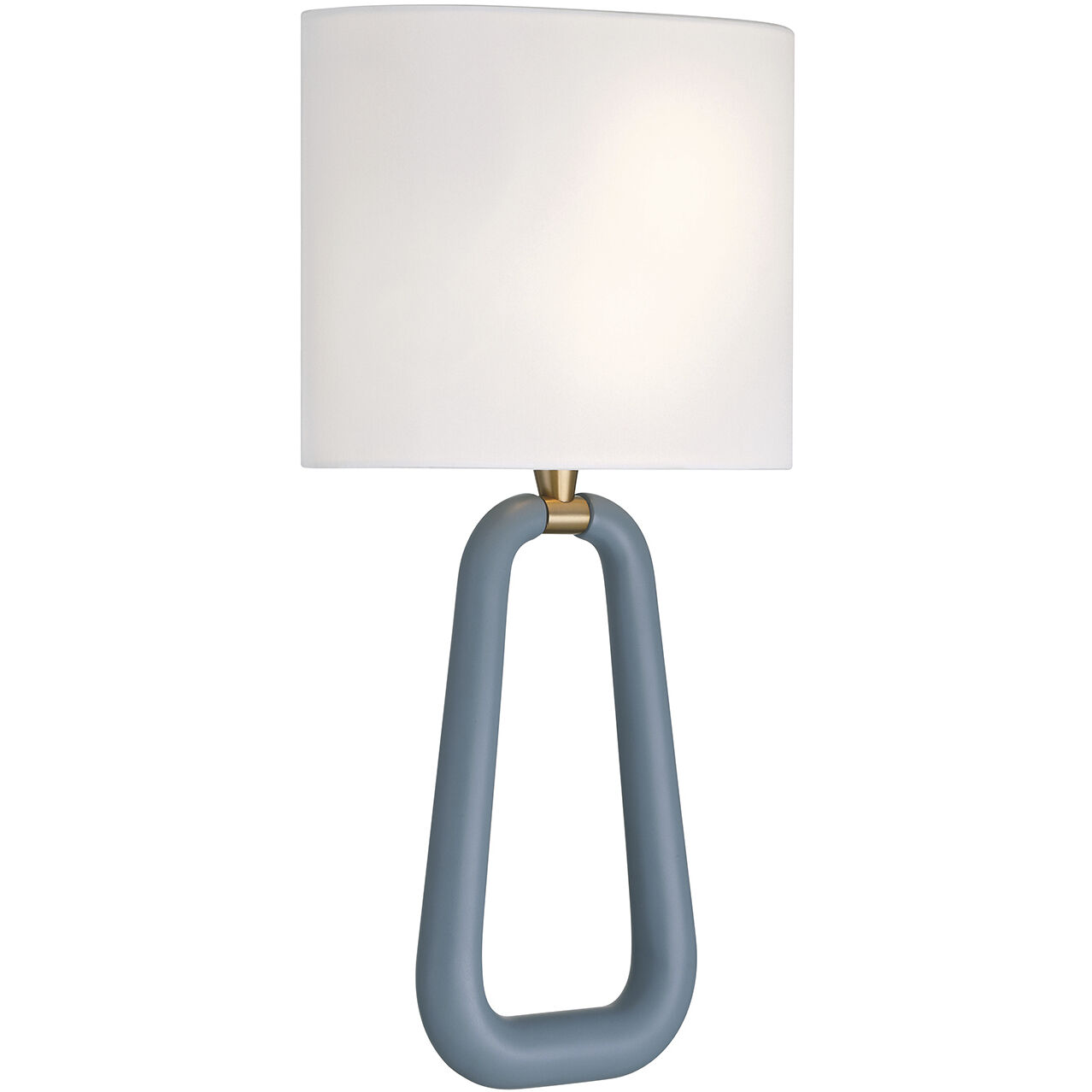 Jori Wall Sconce Wall Light in Aged Brass and Blue