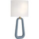 Jori Wall Sconce Wall Light in Aged Brass and Blue