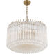 Lofton 7 Light 24 inch Aged Brass Chandelier Ceiling Light
