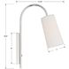 Alexa 13.25 inch 100.00 watt Polished Nickel Task Sconce Wall Light