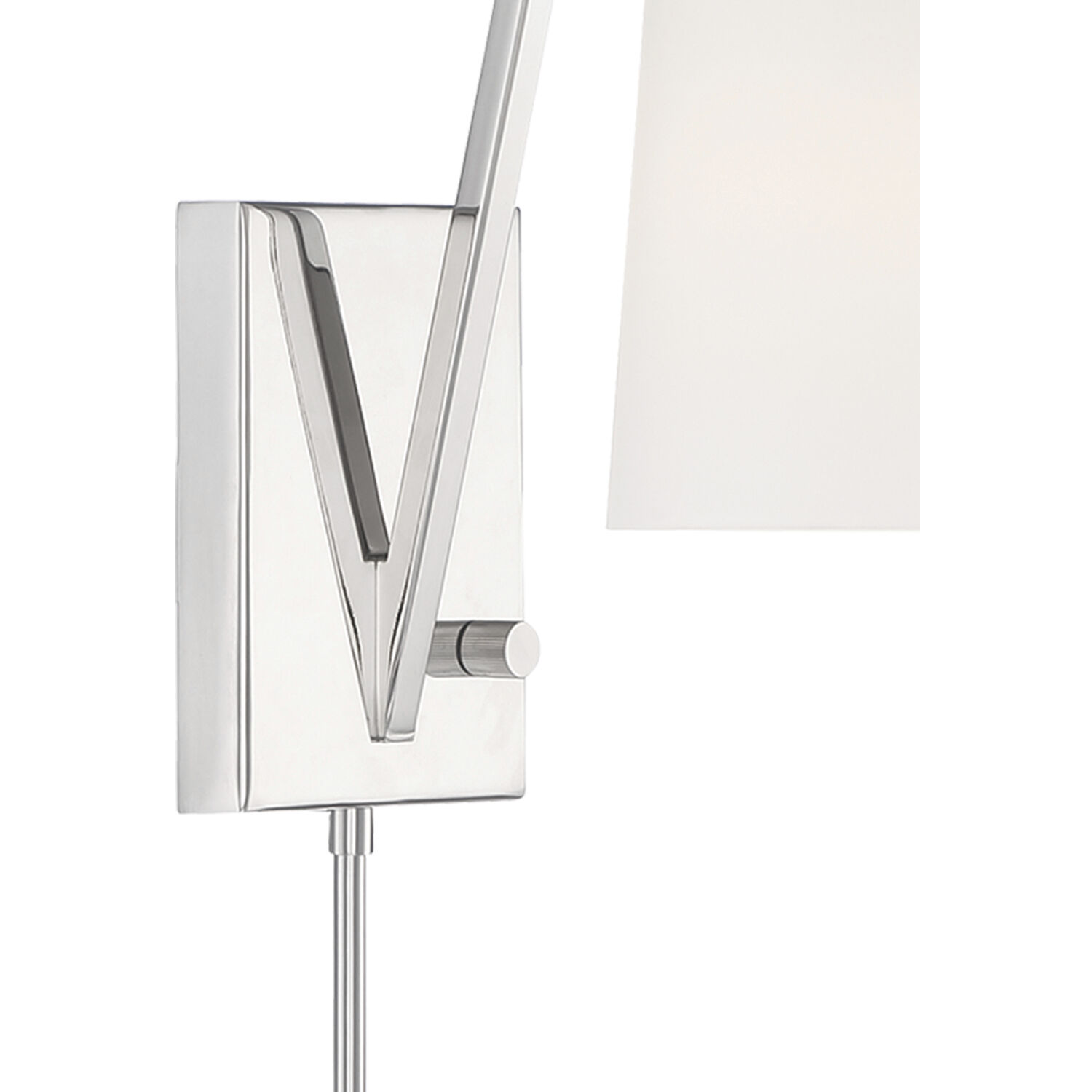 Avon 10.25 inch 60.00 watt Polished Nickel Task Sconce Wall Light