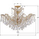 Maria Theresa 6 Light 29 inch Gold Semi Flush Ceiling Light in Clear Hand Cut
