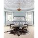 Broche 6 Light 24.5 inch Antique Gold Chandelier Ceiling Light