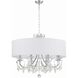 Othello 8 Light 32 inch Polished Chrome Chandelier Ceiling Light