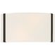 Fulton 2 Light 13 inch Black ADA Sconce Wall Light