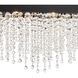 Winham 6 Light 49 inch Black Forged Linear Chandelier Ceiling Light