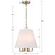 Westwood 4 Light 13.5 inch Vibrant Gold Pendant Ceiling Light