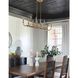 Bailey 12 Light 42 inch Aged Brass Chandelier Ceiling Light