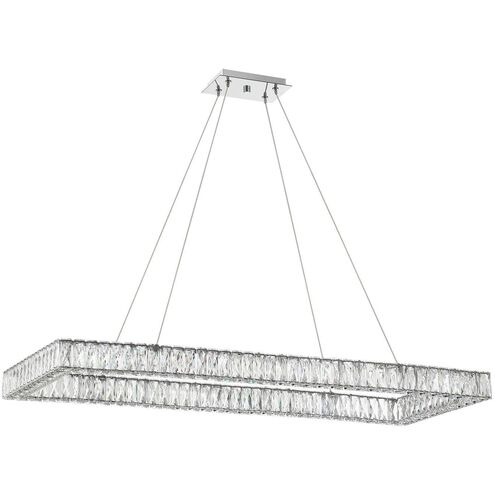 Kinsley 1 Light 50 inch Polished Chrome Chandelier Ceiling Light