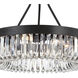 Alister 8 Light 23.25 inch Charcoal Bronze Semi Flush Ceiling Light