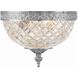 Radley 2 Light 8 inch Polished Chrome Flush Ceiling Light