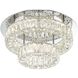 Kinsley 1 Light 20 inch Polished Chrome Flush Ceiling Light