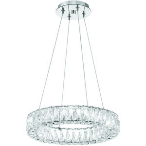 Kinsley 1 Light 18 inch Polished Chrome Chandelier Ceiling Light