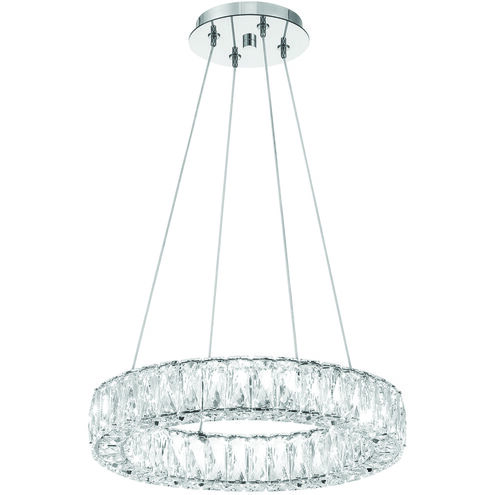 Kinsley 1 Light 18 inch Polished Chrome Chandelier Ceiling Light