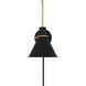 Medford 1 Light 7 inch Matte Black Wall Sconce Wall Light