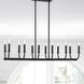 Bailey 12 Light 42 inch Matte Black Chandelier Ceiling Light