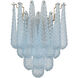 Ollie Wall Sconce Wall Light in Sand Glass Blue