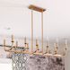 Bailey 12 Light 42 inch Aged Brass Chandelier Ceiling Light