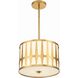 Royston 3 Light 15 inch Antique Gold Pendant Ceiling Light