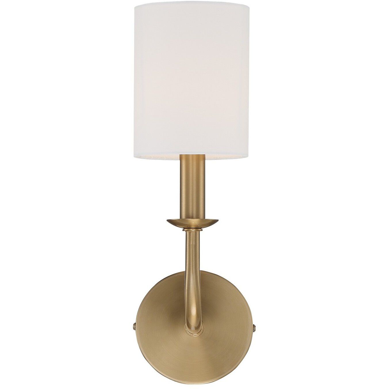 Bailey Sconce Wall Light in Aged Brass