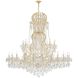 Maria Theresa 37 Light 64 inch Gold Chandelier Ceiling Light in Clear Hand Cut