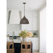 Jasmine 1 Light 14 inch Forged Bronze Pendant Ceiling Light