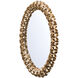 Cora 30 X 30 inch Soft Gold Mirror