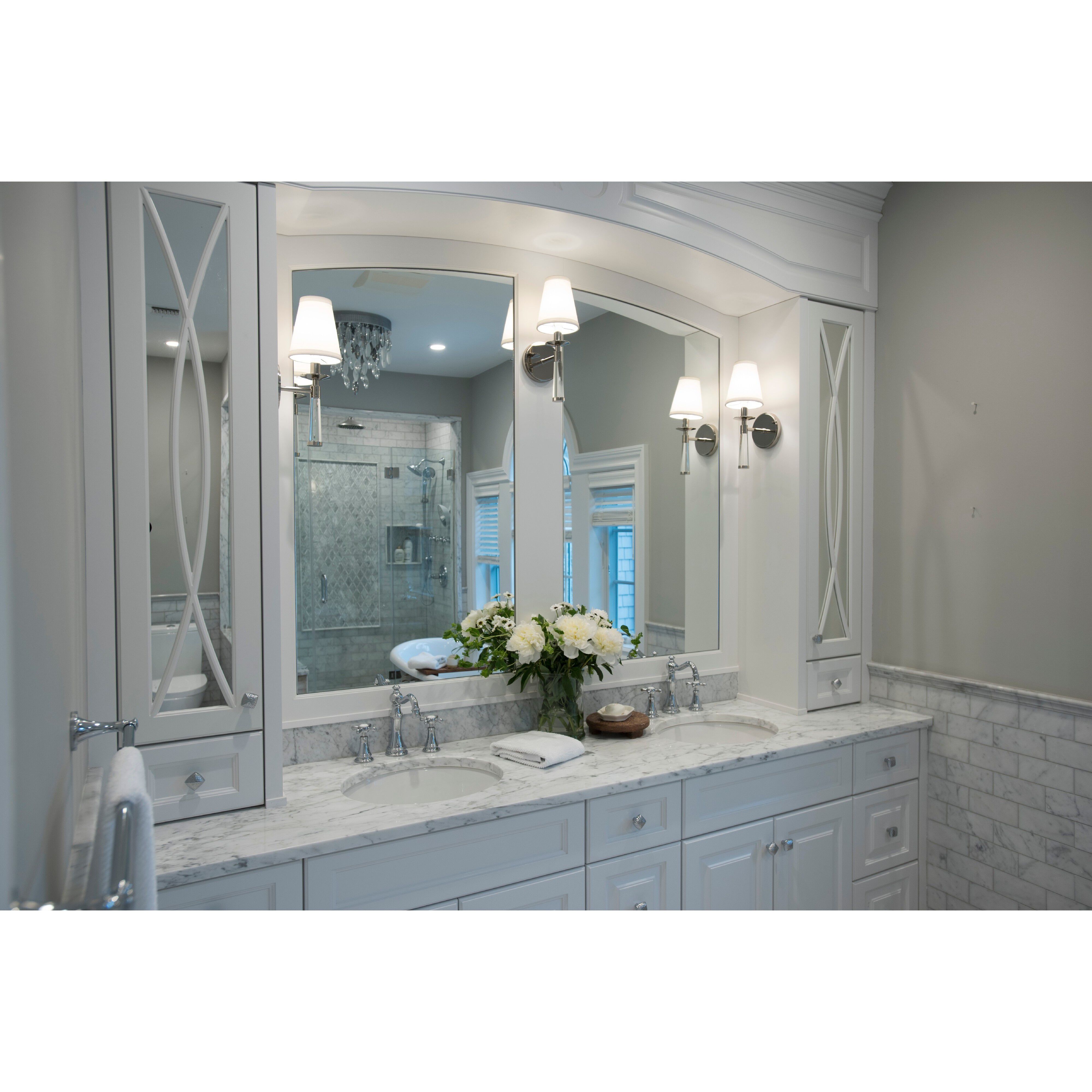 Baxter Sconce Wall Light in Polished Nickel