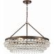 Calypso 6 Light 30 inch Vibrant Bronze Chandelier Ceiling Light