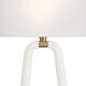 Jori Bath Wall Light in Aged Brass and Matte White