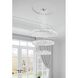 Kinsley 1 Light 32 inch Polished Chrome Pendant Ceiling Light