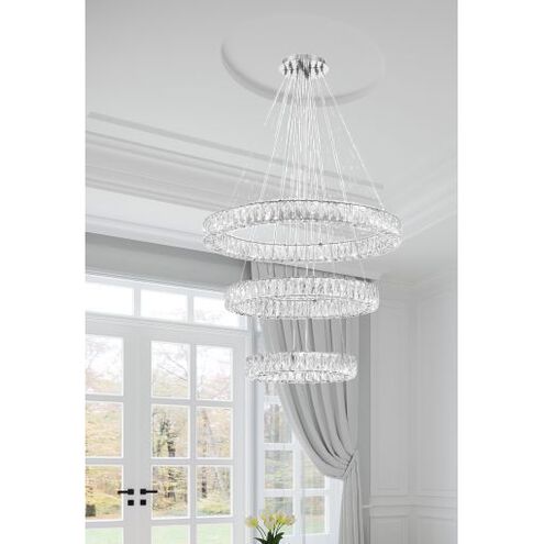 Kinsley 1 Light 32 inch Polished Chrome Pendant Ceiling Light