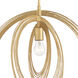 Doral 1 Light 20 inch Renaissance Gold Chandelier Ceiling Light