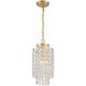 Gabrielle 1 Light 7 inch Antique Gold Chandelier Ceiling Light
