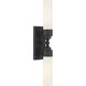 Wilcox 2 Light 5 inch Matte Black Bath Wall Sconce Wall Light