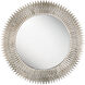 Broche 46.75 X 46.75 inch Antique Silver Mirror