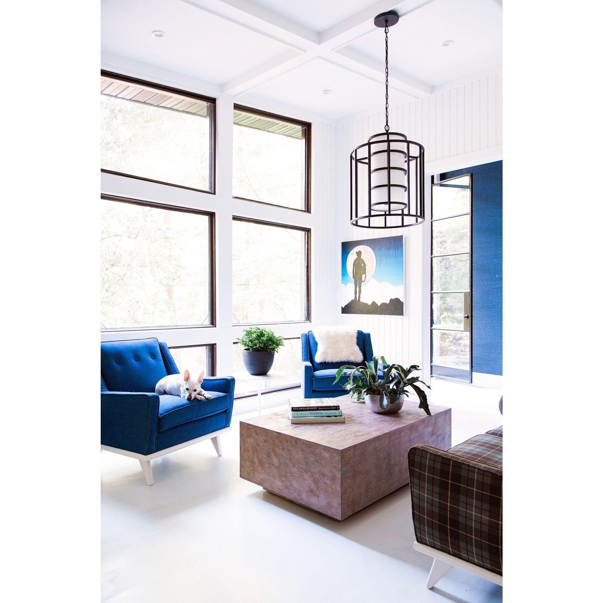 Hulton 6 Light 21 inch Matte Black Chandelier Ceiling Light