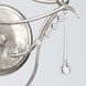 Metro Bath Wall Light in Antique Silver